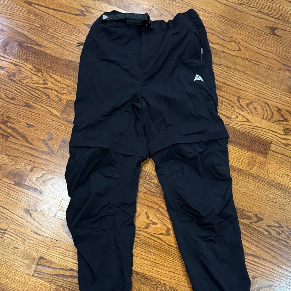 Nike ACG Boys Zip Off Black Athletic Pants